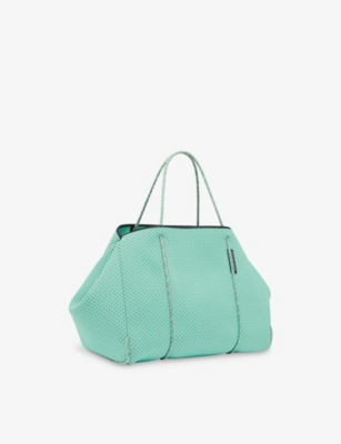 State Of Escape Womens Mint Escape Woven Tote Bag