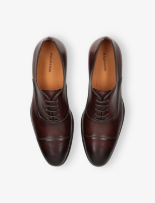 MAGNANNI: Mayon Leather Oxford Shoes