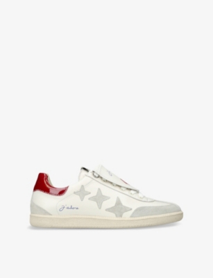 DUKE & DEXTER: Plus Duke Kiss Leather Trainers