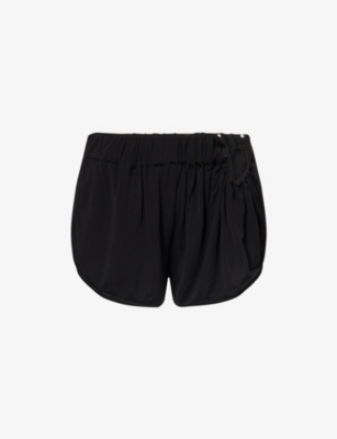 CHRISTOPHER ESBER: Ruched Crescent Jersey Shorts