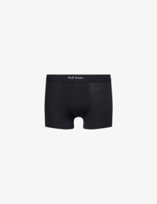 PAUL SMITH: Branded-Waistband Pack of Five Cotton-Jersey Boxers