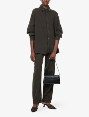 DARKPARK: Keanu Long-Sleeves Denim-Blend Shirt