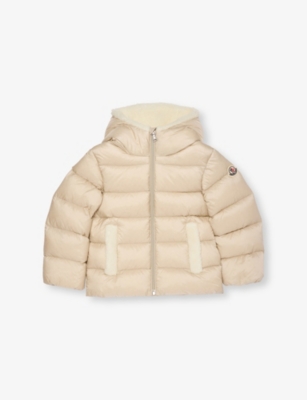 MONCLER: Borgan Hooded Padded Shell Jacket 3 months - 3 years