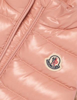 MONCLER: Ghany Logo-Patch Padded Shell Vest 6 months - 3 years