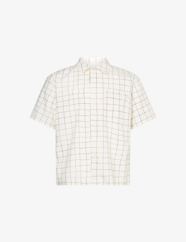 Vintage Check Cotton-Blend Shirt