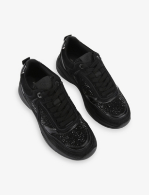 KG KURT GEIGER: Luxe Gem Woven Trainers