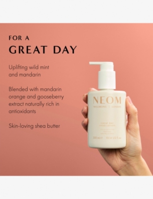 NEOM WELLBEING: Great Day Hand Lotion 300ml