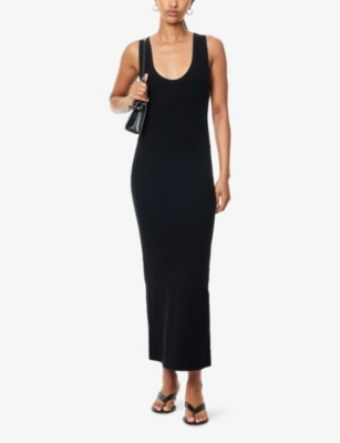 SIR: Chiara Scoop-Neck Stretch-Cotton Blend Midi Dress