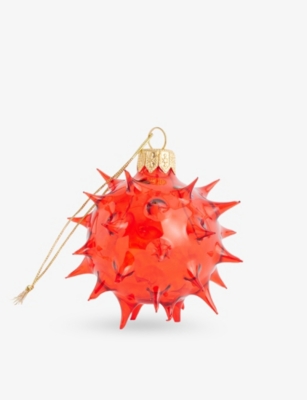 SELFRIDGES EDIT: Spike Glass Christmas Bauble 7cm