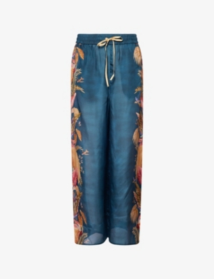 ZIMMERMANN: Ascension Relaxed-Fit Silk Trousers
