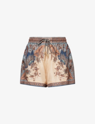 ZIMMERMANN: Ascension Relaxed-Fit Silk Shorts