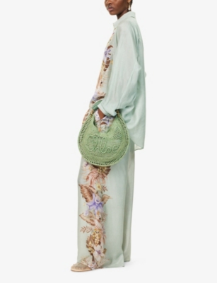 ZIMMERMANN WOMENS SAGE MULTI FLORAL COCO FLORAL SILK TROUSERS 