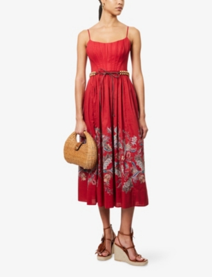 Zimmermann Rhiannon Corset Midi Dress