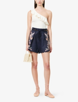 ZIMMERMANN: Rhiannon Asymmetric Knitted Top
