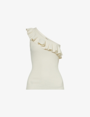 ZIMMERMANN: Rhiannon Asymmetric Knitted Top