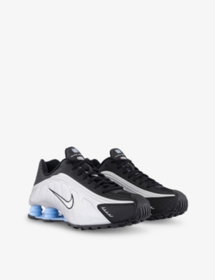 Shox R4 Leather and Mesh Mid-Top Trainers