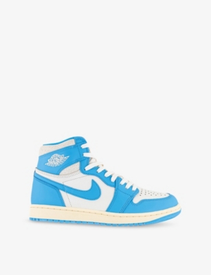 JORDAN: Air Jordan 1 Leather High-Top Trainers