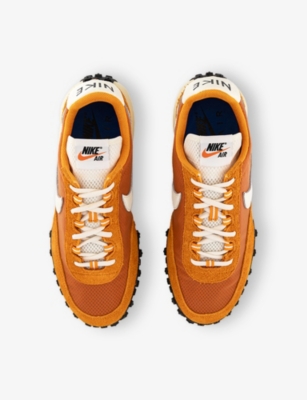 NIKE: Air Max Waffle Mesh and Suede Low-Top Trainers