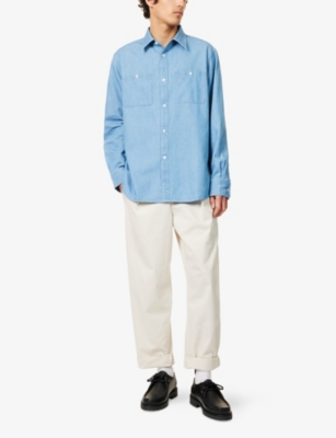 PAUL SMITH: Patch-Pocket Casual-Fit Cotton Shirt