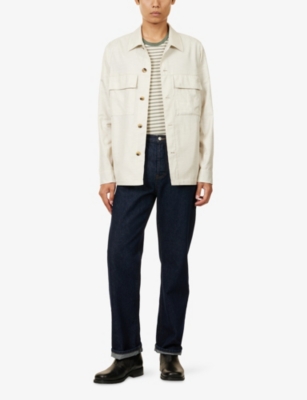 PAUL SMITH: Relaxed-Fit Long-Sleeves Cotton-Poplin Jacket