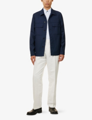 PAUL SMITH: Relaxed-Fit Spread-Collar Wool Jacket