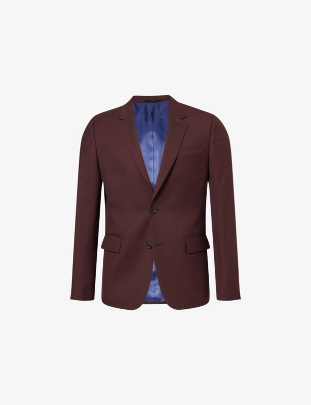 Single-Breasted Wool Blazer