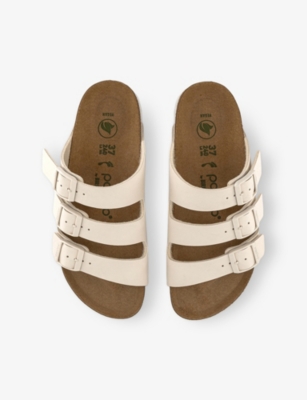BIRKENSTOCK: Florida III Flex Platform Faux-Leather Sandals
