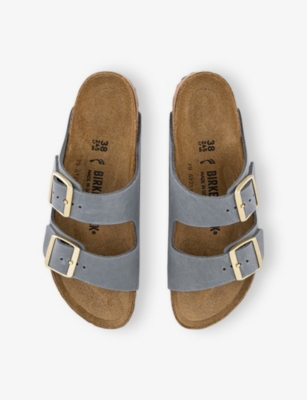 BIRKENSTOCK: Arizona Two-Strap Leather Sandals