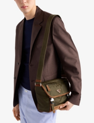 Prada Re-nylon Shoulder Strap Crossbody Bags Green