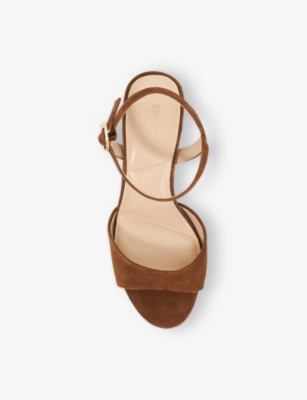 DUNE: Maddies Suede Heeled Sandals