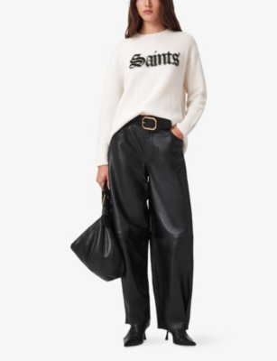 Allsaints Saints And Sinners Sweater In White