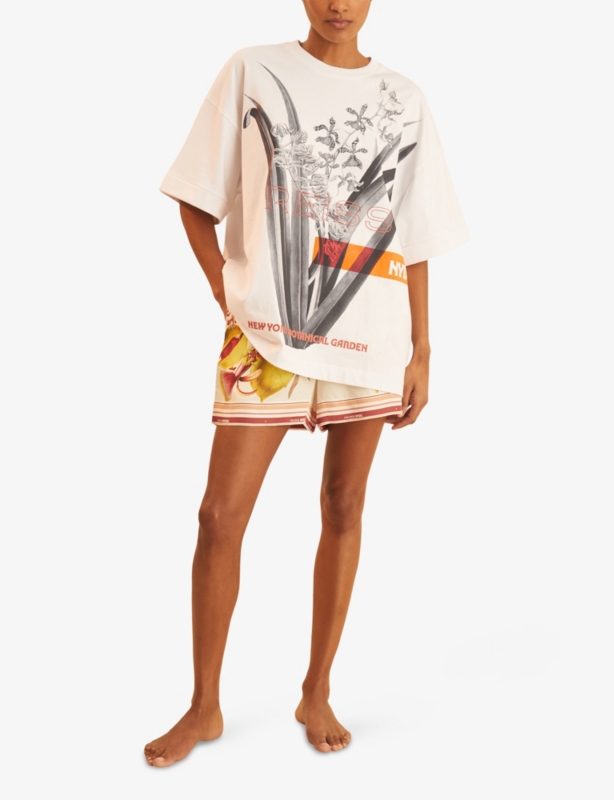 【海外限定】REISSジャケット☆Nina Floral-Print Woven Bomber Reiss Nina Printed Bomber Jacket, Cream/Multi