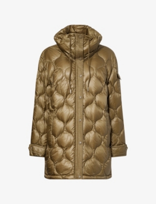 MONCLER: Lombi Hooded Shell-Down Jacket