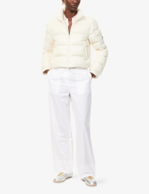 MONCLER: Petra Crop Shell-Down Jacket