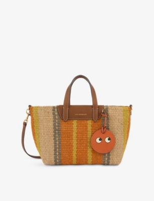 ANYA HINDMARCH: Striped Jute Bag