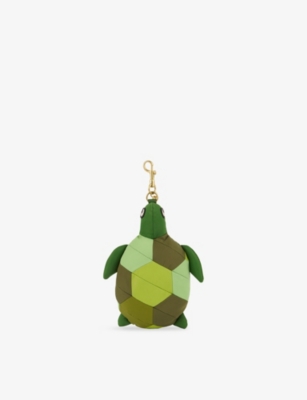 ANYA HINDMARCH: Turtle Charm Woven Shopper Bag