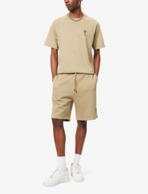 TRAPSTAR: Foundation Embroidered-Logo Cotton T-Shirt