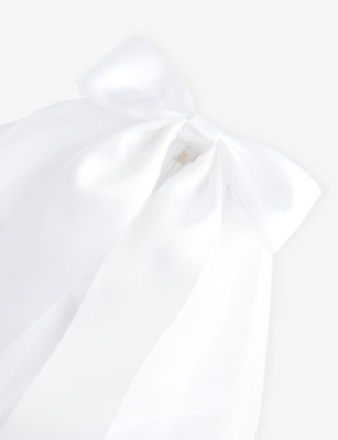 GIGI & OLIVE: Ribbon Bow Tulle Veil