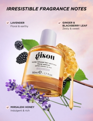 Gisou Mini Honey-infused Hair Perfume 15ml Lavender Berry In Lavender Berry