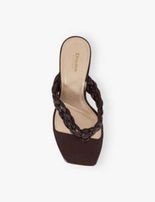 DUNE: More Leather Heeled Sandals
