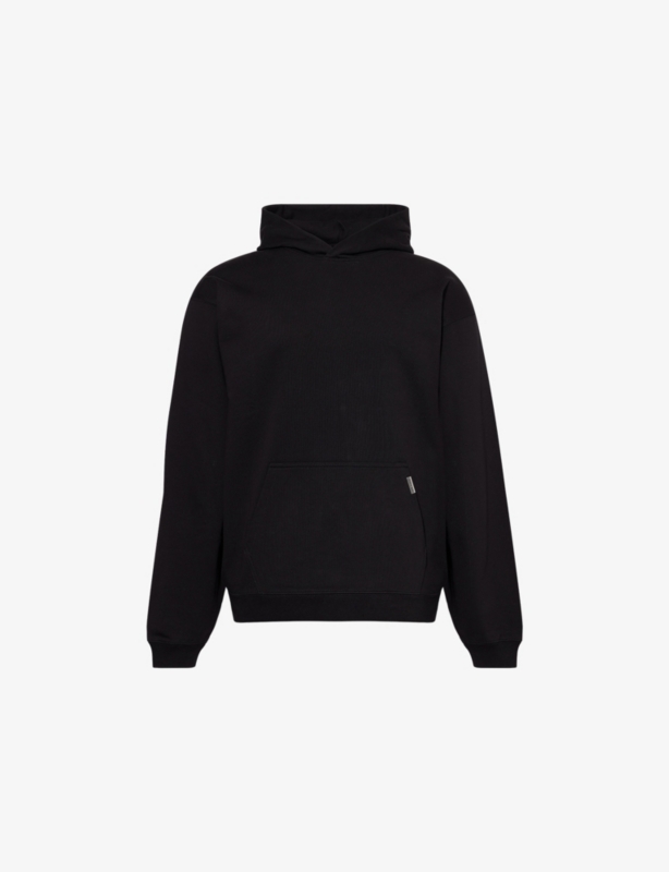 Embroidered-Initial Oversized Cotton-Jersey Hoody