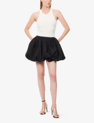 ALAIA: Basque Puffball Cotton Mini Skirt