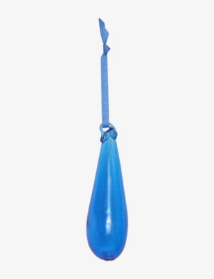SELFRIDGES EDIT: Organic Droplet Glass Christmas Decoration 10cm