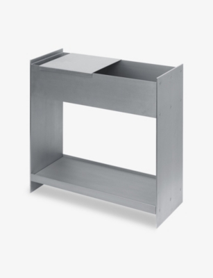 Ferm Living Ager Aluminium Plant Box With Shelf