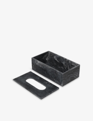 Ferm Living Mist Resin Tissue Box In Gray