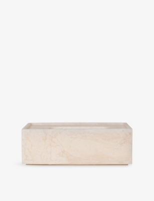 Ferm Living &nbsp;resin Tissue Box In Neutral