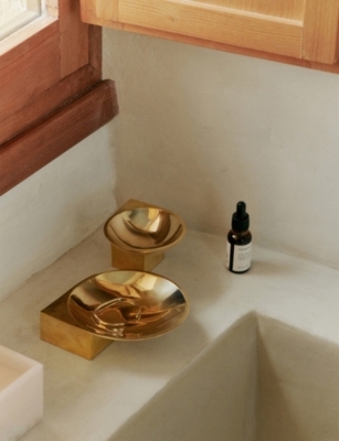 Ferm Living Santany Brass Bowl 14cm In Brown