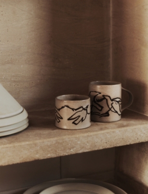 FERM LIVING CREAM UTZON - CAN LIS VUELO STONEWARE CUP 6.5CM 