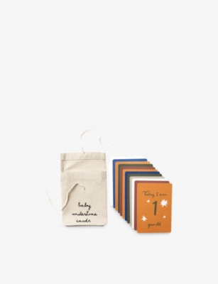 FERM LIVING: Illustrated Text Cardboard Milestone Cards