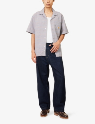 CARHARTT WIP: Brandon Wide-Leg Relaxed-Fit Denim Jeans